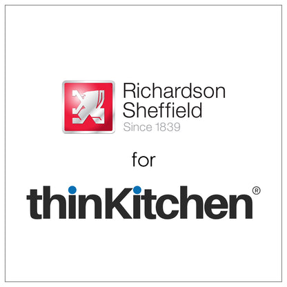 Richardson Sheffield Artisan Stainless Steel Natural Kitchen Block Set, Set of 6