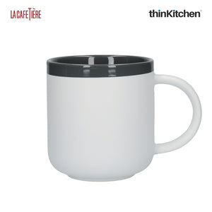 La Cafetière Barcelona Cool Grey Ceramic Latte Mug