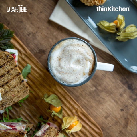 La Cafetiere Barcelona Cool Grey Ceramic Latte Mug