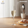 Crystal Bohemia 6 x 200ml Premium Champagne Flute Glasses Set for Wine, Drinks, Cocktails | LIMOSA Series