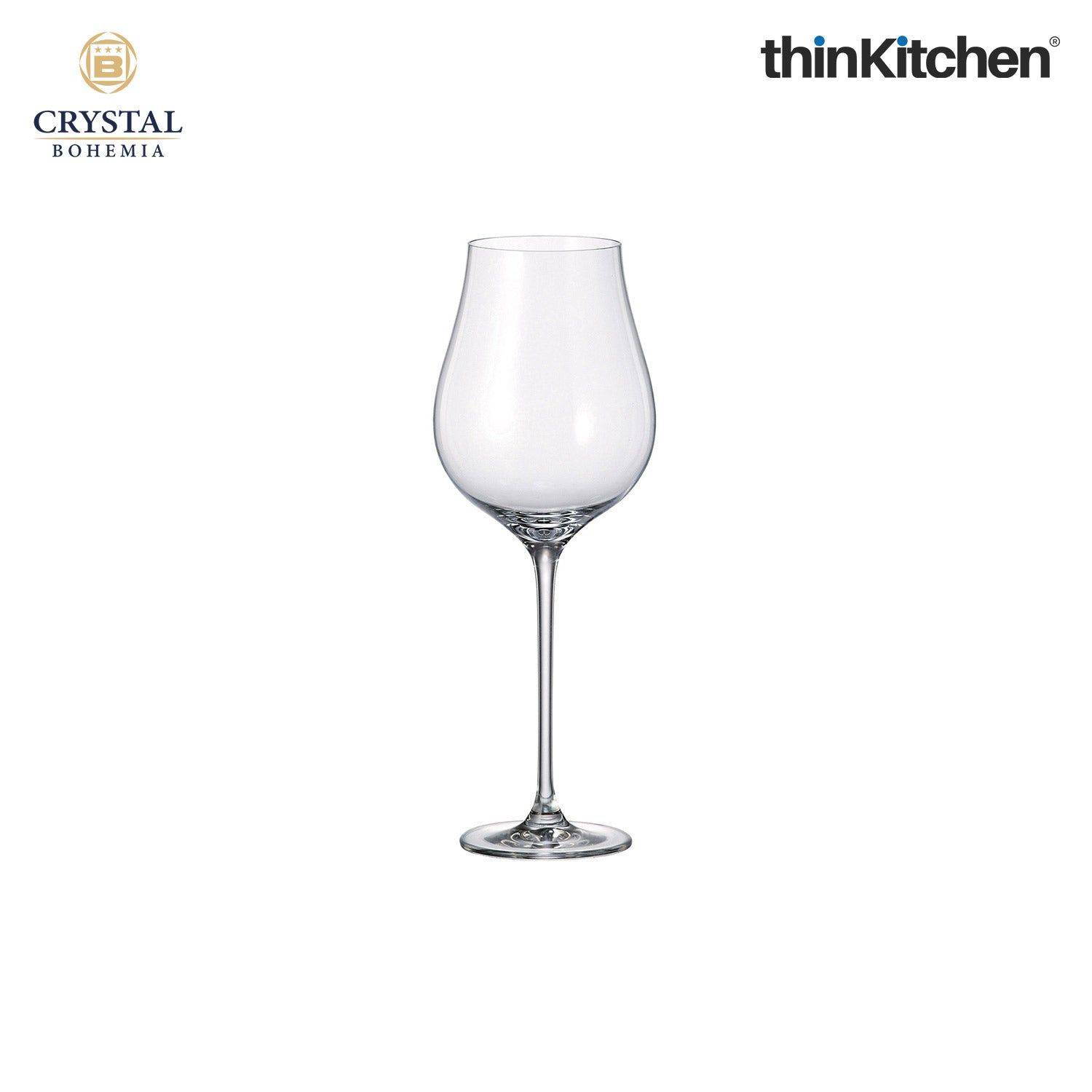 Crystal Bohemia Limosa Premium White Wine Glass Set | 400 ml, Set