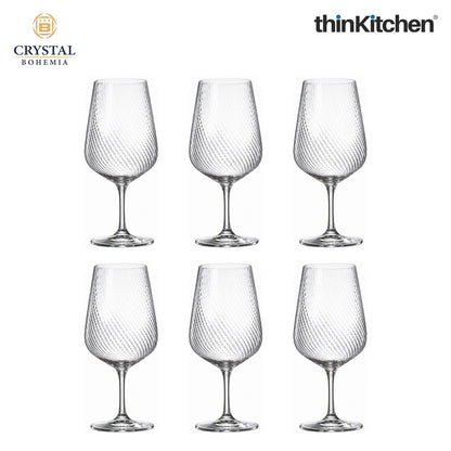 Premium Red Wine Glasses Set of 6, 450ml, TYTO, Lead Free Stemware for Shiraz, Merlot, Wine, Drinks, Cocktails, Mocktails