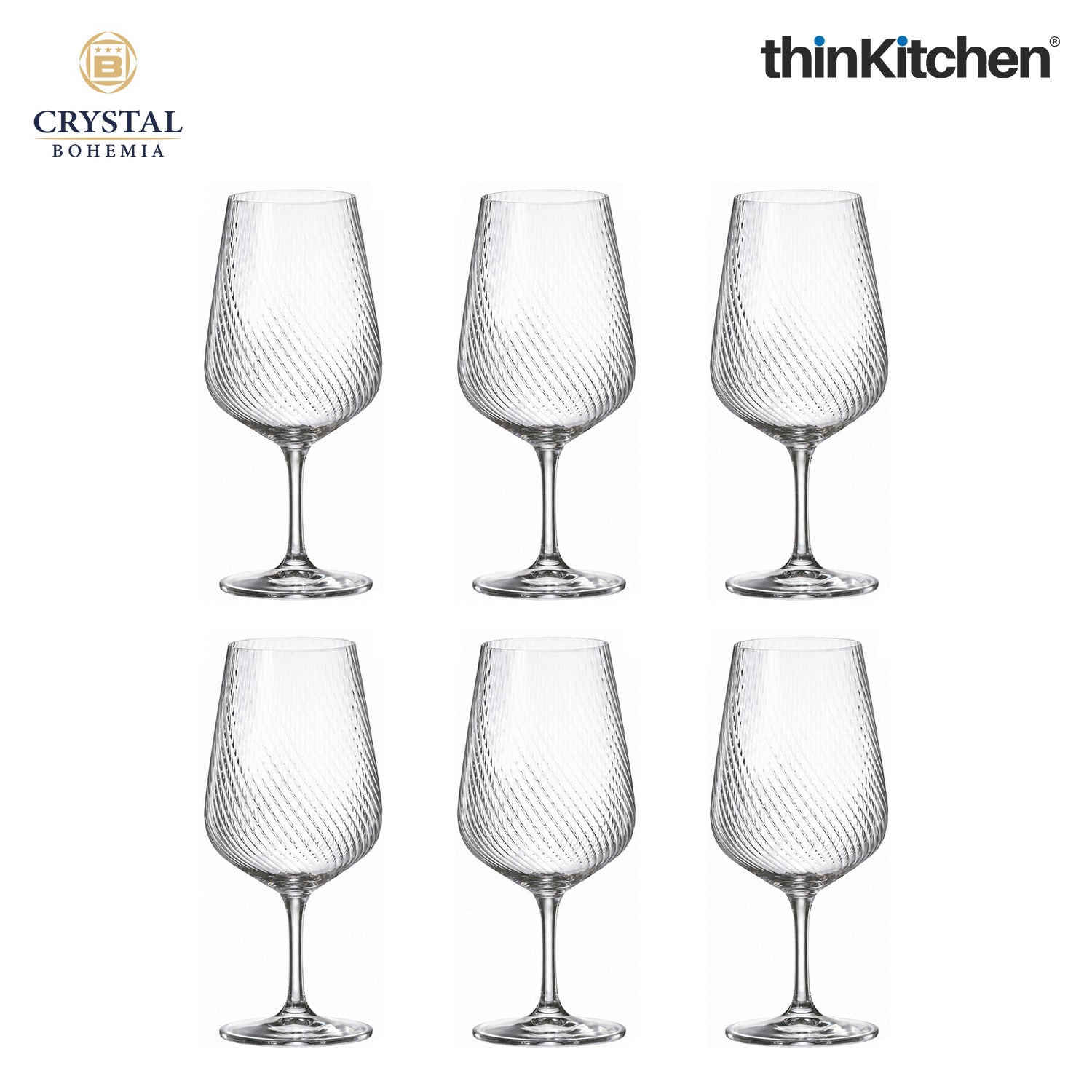 Premium 360ml White Wine Glasses Set of 6, TYTO, International Czech Luxury Crystalware for Wine, Drinks, Cocoktails, Mocktails - 3