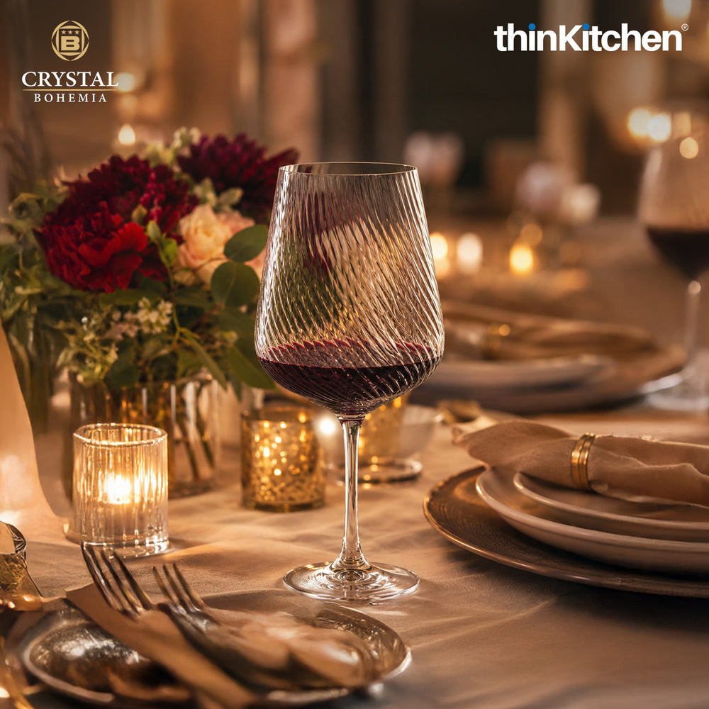 Premium Red Wine Glasses Set of 6, 450ml, TYTO, Lead Free Stemware for Shiraz, Merlot, Wine, Drinks, Cocktails, Mocktails