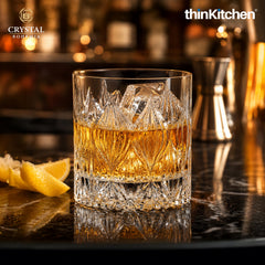 Premium 300ml  Onion  Whisky Glass Set of 6 – Double Old Fashioned (DOF), Luxury  Whisky, Scotch & Bourbon Crystalware Glasses