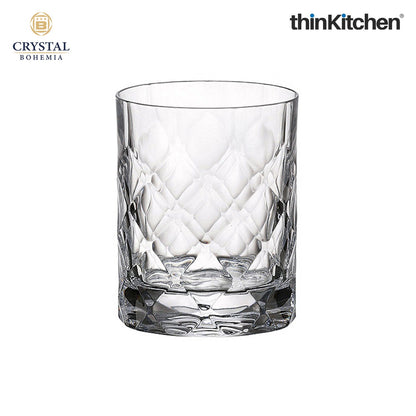 Crystal Bohemia Premium Whisky Glass – TINY – 320 ml Double Old Fashioned (DOF), Set of 6 | Luxury Czech Crystal Tumblers | International Crystalware | Made in Czech Republic