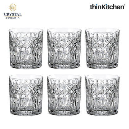 Premium 300ml  Lenas Whisky Glass Set of 6 – Double Old Fashioned (DOF), Luxury  Whisky, Scotch & Bourbon Crystalware Glasses