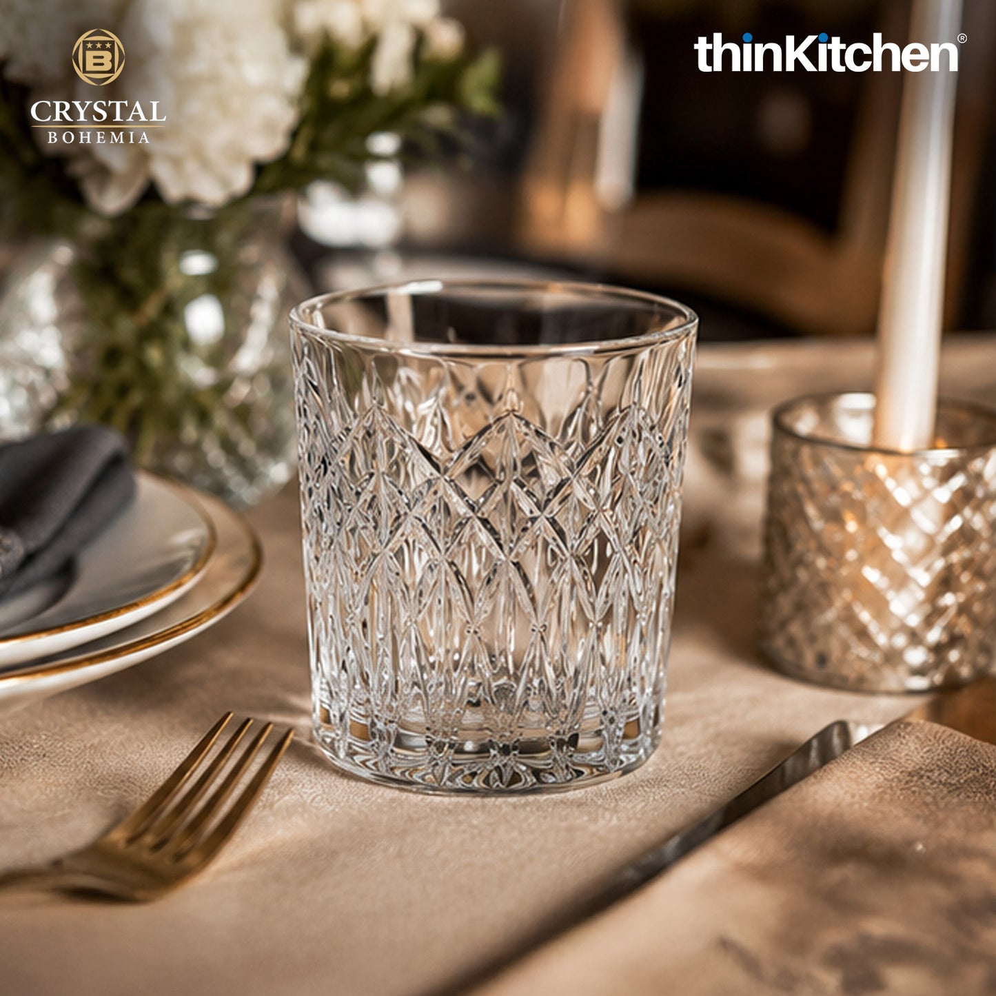 Premium 300ml  Lenas Whisky Glass Set of 6 – Double Old Fashioned (DOF), Luxury  Whisky, Scotch & Bourbon Crystalware Glasses