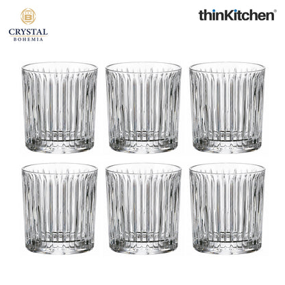 Premium 320ml  Skyline Whisky Glass Set of 6 – Double Old Fashioned (DOF), Luxury  Whisky, Scotch & Bourbon Crystalware Glasses