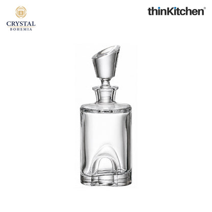 Premium Torneo Premium Whisky Decanter – 550 ml – Diamond‑Cut Czech Crystal Decanter with Stopper