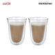 La Cafetiere Monaco Coffee Maker & 2-Pc Double Walled Latte Glasses