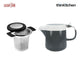 La Cafetiere Modern Tea Gift Set - Ceramic Teapot and Tea infuser