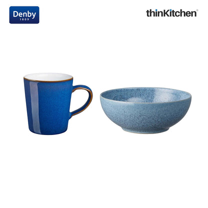 Denby Blue Breakfast Bliss Set