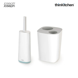 Joseph Joseph Split Smart Bin & Flex Toilet Brush Modern Bathroom Essentials