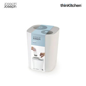 Joseph Joseph Split Smart Bin & Flex Toilet Brush Modern Bathroom Essentials