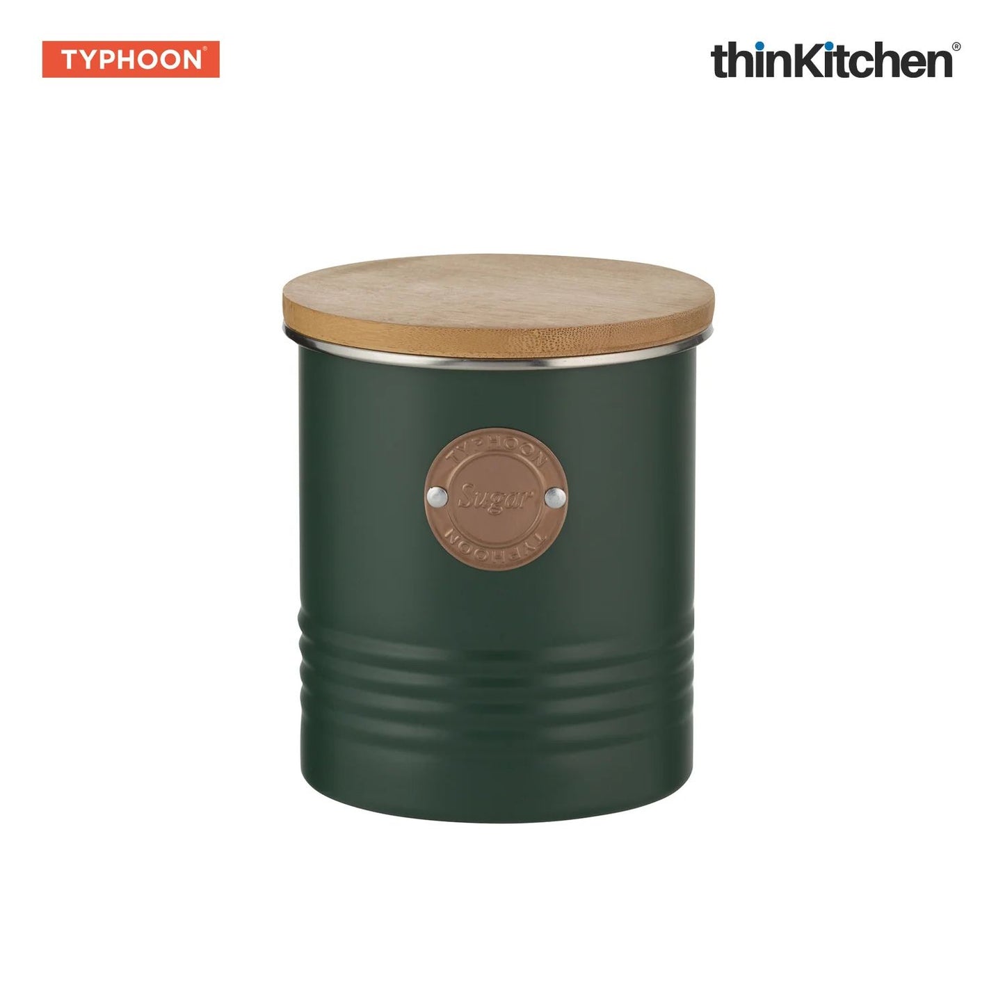 Typhoon Classic Beverage Essential Trio Living Green Tea Sugar Coffee Container Set