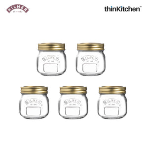 Kilner Essential Mini Glass Jars -  Set of 5 (250 ml)