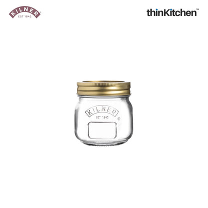 Kilner Essential Mini Glass Jars Set Of 5 250 Ml