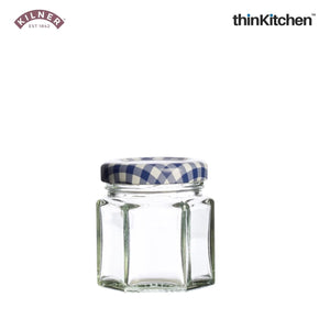 Kilner Hexagonal Twist Jars - Set of 3 (48ml, 110ml, 280ml)