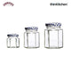 Kilner Hexagonal Twist Jars - Set of 3 (48ml, 110ml, 280ml)