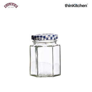 Kilner Hexagonal Twist Jars - Set of 3 (48ml, 110ml, 280ml)