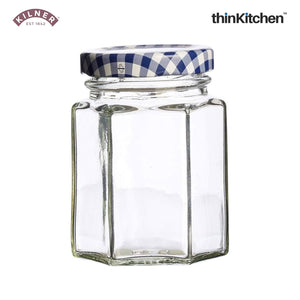 Kilner Hexagonal Twist Top Glass Jars - Set of 5 (280 ml)