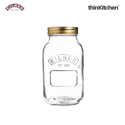 Kilner 1 Litre Preserve Jar - Set of 4