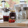 Kilner 6 x 1L  Premium Preserve Glass Jar Set of 6 Pcs for Storing and Preserving, Dishwasher Safe