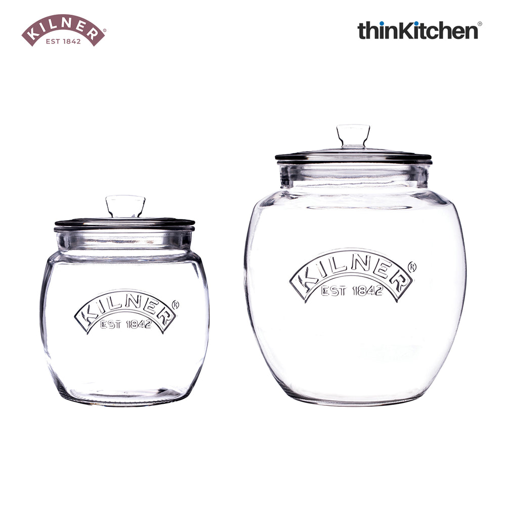 Kilner 800ml & 2L Premium Universal Storage Jar Set