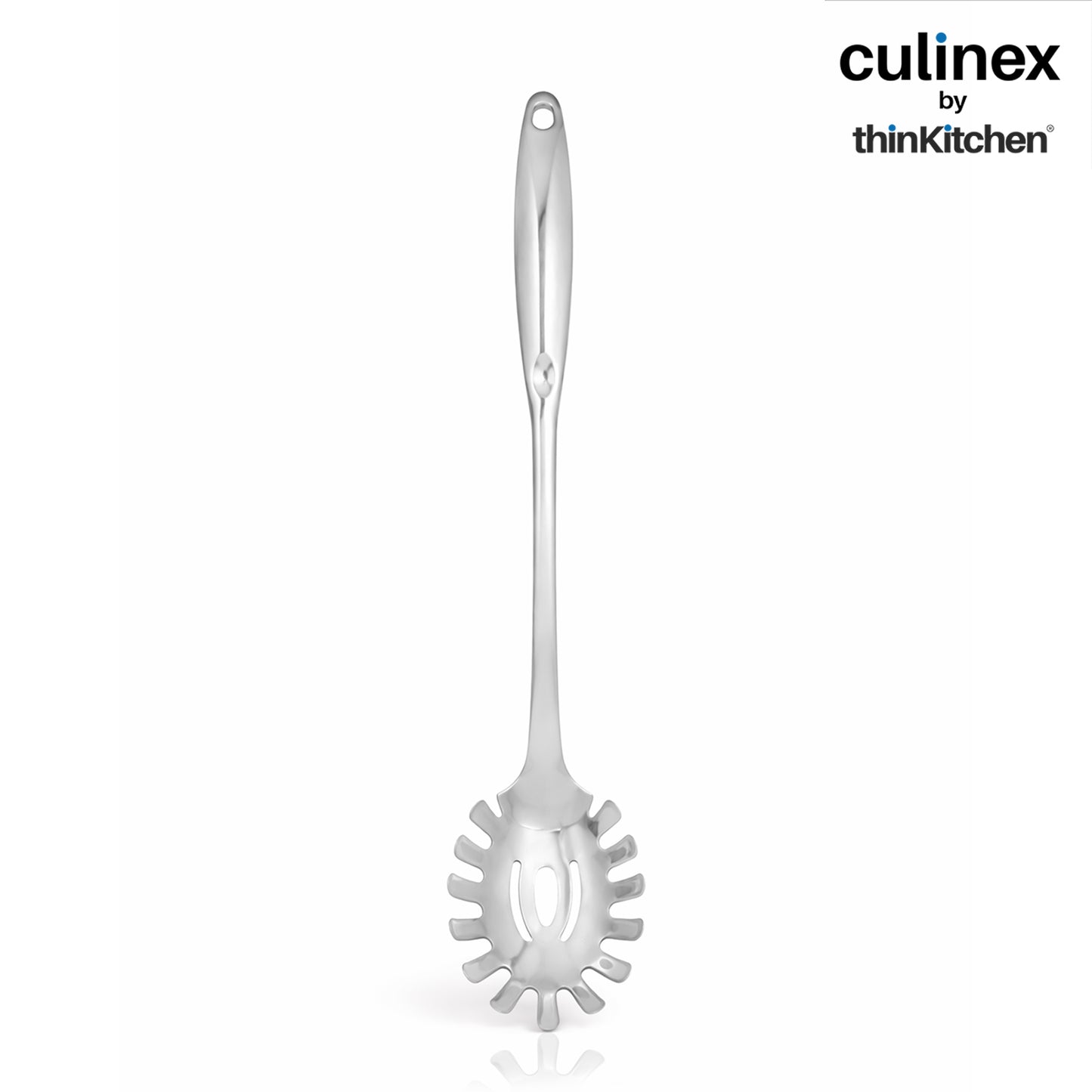 Culinex 18/8 Stainless Steel Premium Cooking Kitchen Tool set of 5, Harmony Series | Silver Rustproof Food Grade Tools By thinKitchen
