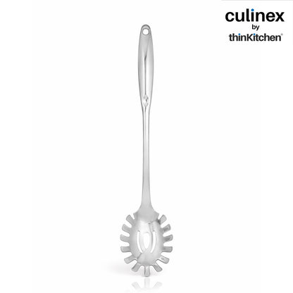 Culinex 18/8 Stainless Steel Premium Cooking Kitchen Tool set of 5, Harmony Series | Silver Rustproof Food Grade Tools By thinKitchen