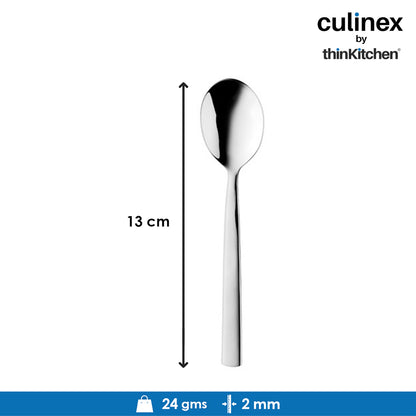 Culinex by thinKitchen|Essen Stainless Steel Dinner Fork & Dinner Spoon,  Set of 6
