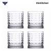 Ravenhead Oxbridge Premium International Whiskey & Water Glass Set – Set of 4 Mixer Glasses, 370ml – Luxury Barware for Whisky, Cocktails & Daily Use
