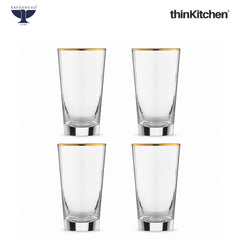 Ravenhead Premium International Hiball Glasses Set of 4, 480ml | Tall Tumblers, Elegant Lightweight Drinkware for Water, Juice, Cocktails & Beverages | Crafted in UK