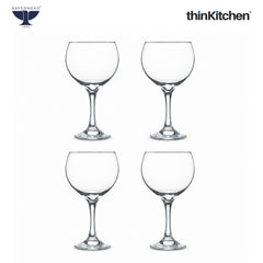 Ravenhead Premium International Set of 4 Gin Balloon Glasses - 650ml | Elegant Transparent Glasses for Wine, Red Wine, Water or Cocktails | Wine Glass Set Ideal for Gifting & Home Bars Crafted in UK