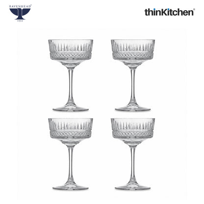 Ravenhead Winchester Set of 4 Cocktail Saucers 26Cl