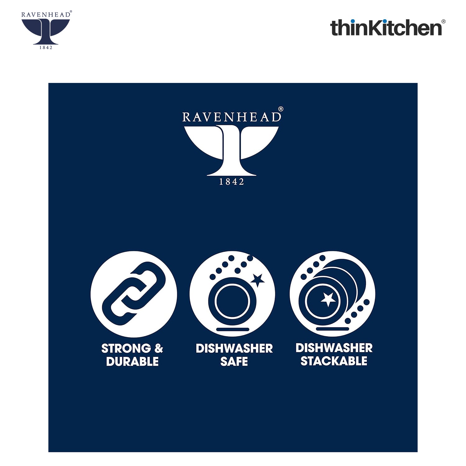Ravenhead Winchester Set of 4 Cocktail Saucers 26Cl - 4