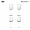 Ravenhead Premium Handmade Wine Glass Set of 4 (420 ml) | High Quality Transparent Long Stem Tulip Wine Glass for Red Wine, White Wine & Cocktails for Home Bar & Gifting | Crafted in UK