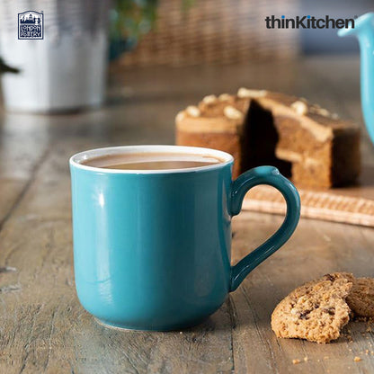 London Pottery Farmhouse Mug, Cobalt Blue, 250ml (Aqua) Set of 2