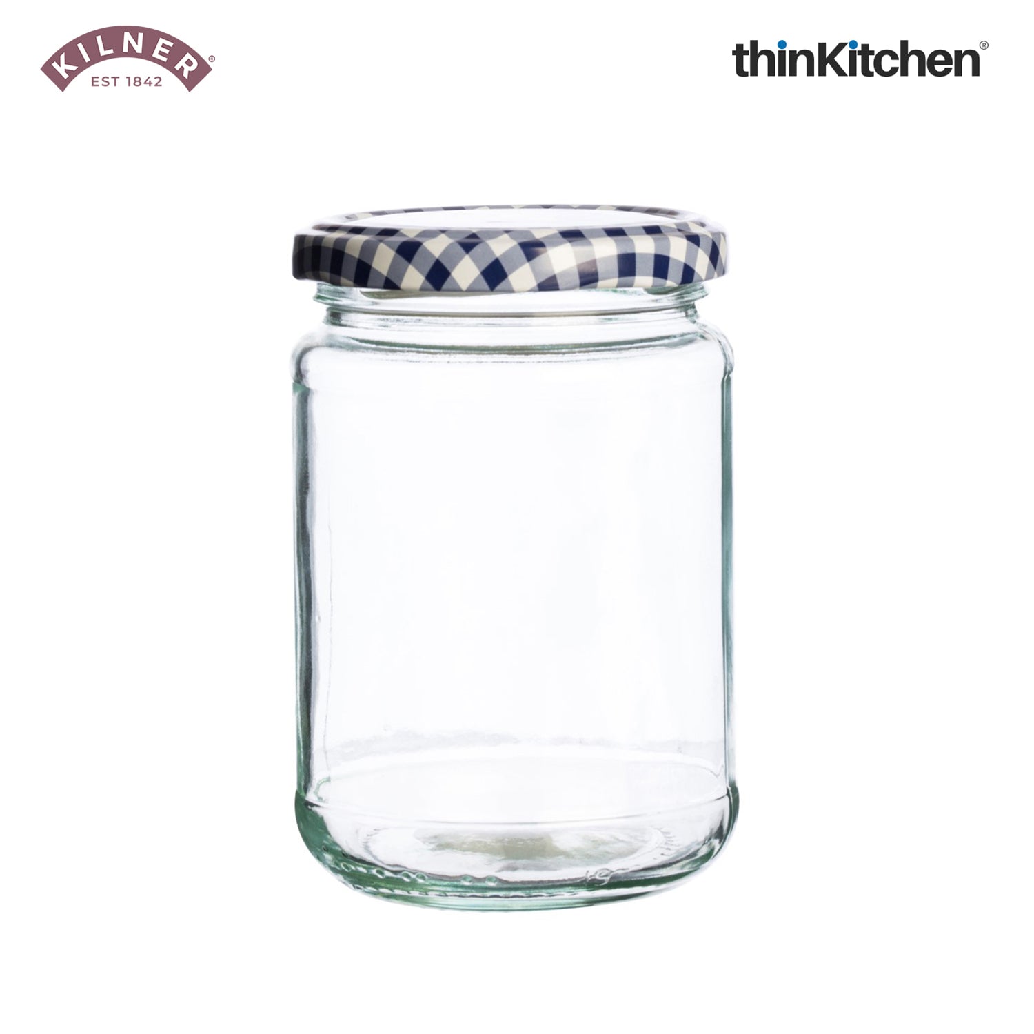 Kilner Premium Twist Top Airtight Round Glass Jar - 370ml | Multipurpose, Reusable Kitchen Containers for Jams, Chutneys, Herbs, Spices, Set of 2 - 5