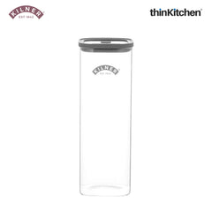 Kilner Premium 2 Pcs x 2 L Fresh Storage Airtight Glass Jar with Vacuum Seal for Cereals, Flour, Dry Goods, Pulses, Daals | BPA-Free, Eco-Friendly Kitchen Container