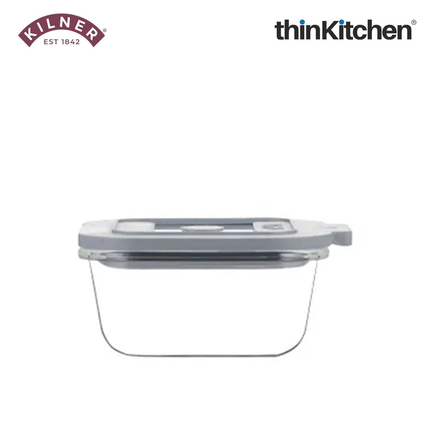 Kilner Premium 2 Pcs x 800ml Airtight, Leakproof Glass Container for Food Storage, Leftovers, Snacks, Meal Prep | Oven safe, Freezer Safe, Fresh Series Container for Kitchen - 5