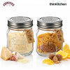 Kilner Premium 250ml Glass Storage Jar Set of 2 with Fine Grater Lid for Nutmeg, Cheese, Garlic & Citrus | Multipurpose Zester & Spice Jar, Reusable, Dishwasher Safe BPA Free Kitchen Container