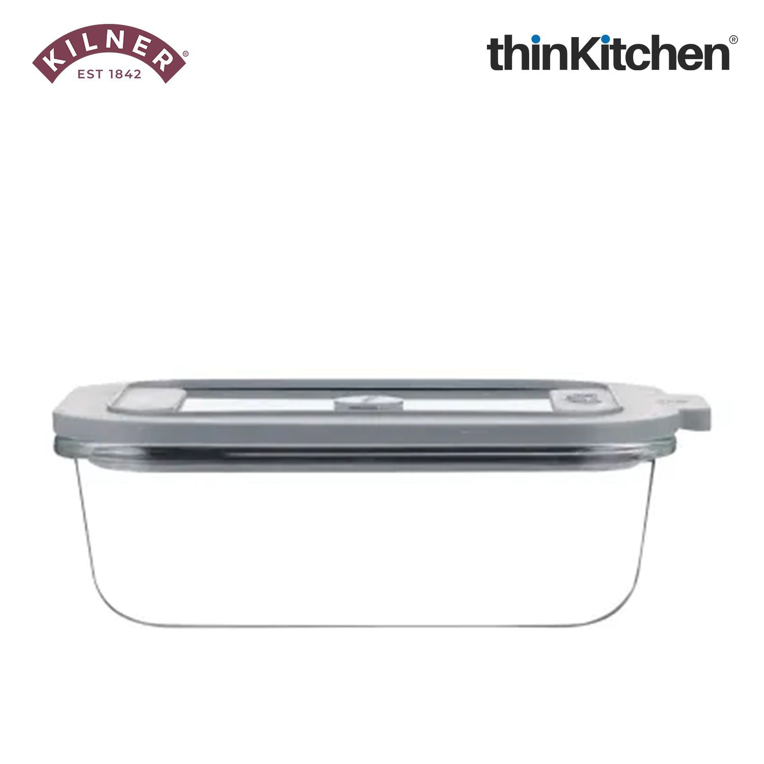 Kilner Premium 2 Pcs x 630ml  Airtight, Leakproof Glass Container for Food Storage, Leftovers, Snacks, Meal Prep | Oven safe, Freezer Safe, Fresh Series Container for Kitchen - 5