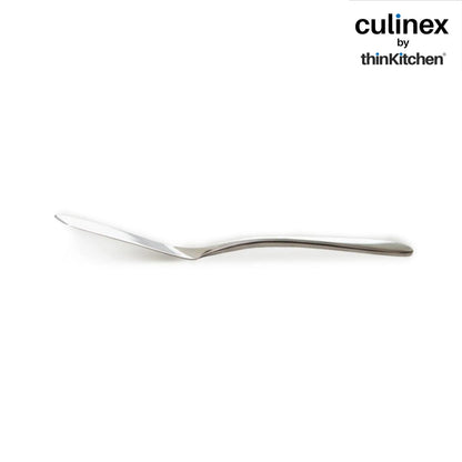 Culinex 18/8 Premium Stainless Steel 2.5" Butter Knife Set of 6 for Kitchen, Butter Jam Spreader | Silver Rustproof Flatware Tableware By thinKitchen