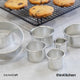 KitchenCraft 11 pc Round Plain Pastry Cutters With Metal Storage Tin