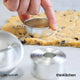 KitchenCraft 11 pc Fluted Cutters With Metal Storage Tin