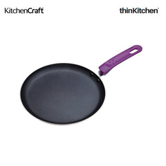 KitchenCraft Purple Medium Aluminium Colourworks Crepe Pan - 24cm