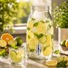 Kilner Premium 3 L Airtight Clip Top Glass Drinks Dispenser with Tap for Beer, Detox Water, Juice, Cocktails, Beer, Water Pitcher