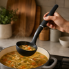 KitchenAid Utility Ladle, Matte Black, Heat Resistant Cooking Utensil, Non-Stick Safe with Durable Handle, 27cm